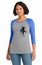 Load image into Gallery viewer, Sterling Training Center - District® Women’s Perfect Tri® 3/4-Sleeve Raglan