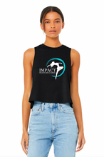 Load image into Gallery viewer, Impact Creative Arts Academy - BELLA+CANVAS® Women’s Racerback Cropped Tank