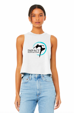 Load image into Gallery viewer, Impact Creative Arts Academy - BELLA+CANVAS® Women’s Racerback Cropped Tank