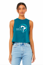 Load image into Gallery viewer, Impact Creative Arts Academy - BELLA+CANVAS® Women’s Racerback Cropped Tank