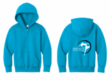 Load image into Gallery viewer, Impact Creative Arts Academy - Port &amp; Co™ Youth Core Fleece Full-Zip Hooded Sweatshirt