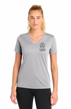 Load image into Gallery viewer, Clover Grove - Sport-Tek® Women's PosiCharge® RacerMesh® V-Neck Tee