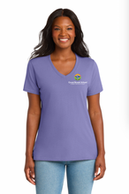 Load image into Gallery viewer, Great Brook School - Port &amp; Co® Women's Core Cotton V-Neck Tee
