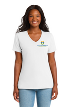 Load image into Gallery viewer, Great Brook School - Port &amp; Co® Women's Core Cotton V-Neck Tee