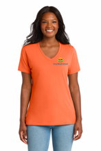 Load image into Gallery viewer, Great Brook School - Port &amp; Co® Women's Core Cotton V-Neck Tee