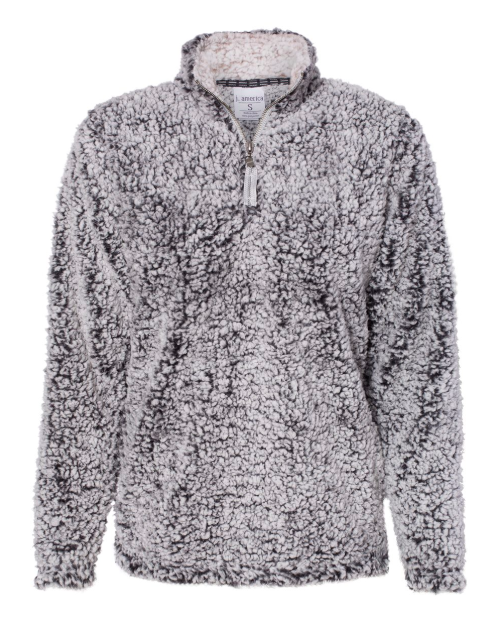 IN STOCK - J. America - Women’s Epic Sherpa Quarter-Zip Pullover