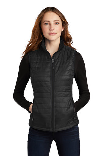 Hoofprints on the Heart - Port Authority® Ladies Packable Puffy Vest