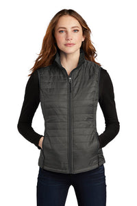 Hoofprints on the Heart - Port Authority® Ladies Packable Puffy Vest