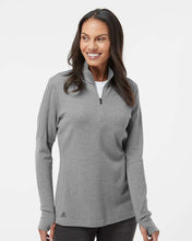 Load image into Gallery viewer, Adidas - Women&#39;s 3-Stripes Quarter-Zip Sweater