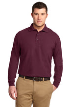 Load image into Gallery viewer, Port Authority® Silk Touch™ Long Sleeve Polo