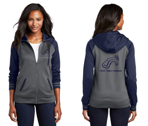 CJF - Sport-Tek® Sport-Wick® Varsity Fleece Full-Zip Hooded Jacket