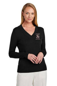 Stone Hill - Brooks Brothers® Women’s Cotton Stretch V-Neck Sweater