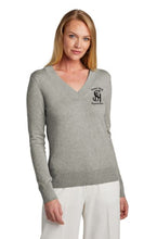 Load image into Gallery viewer, Stone Hill - Brooks Brothers® Women’s Cotton Stretch V-Neck Sweater