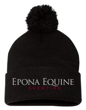Load image into Gallery viewer, Epona Equine Eventing - Sportsman - Pom-Pom 12&quot; Knit Beanie