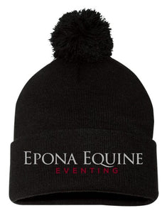 Epona Equine Eventing - Sportsman - Pom-Pom 12" Knit Beanie