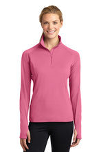 Load image into Gallery viewer, Sport-Tek® Ladies Sport-Wick® Stretch 1/2-Zip Pullover