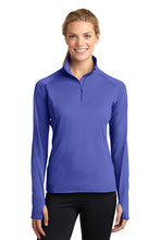 Load image into Gallery viewer, Sport-Tek® Ladies Sport-Wick® Stretch 1/2-Zip Pullover