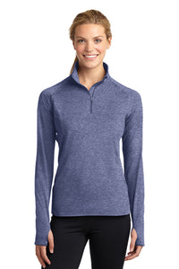 Sport-Tek® Ladies Sport-Wick® Stretch 1/2-Zip Pullover