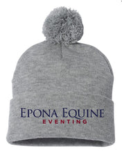 Load image into Gallery viewer, Epona Equine Eventing - Sportsman - Pom-Pom 12&quot; Knit Beanie
