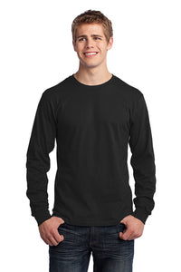 IN STOCK - Port & Company® Long Sleeve Core Cotton Tee