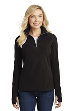 Load image into Gallery viewer, Lancaster Equestrian Port Authority® Ladies Microfleece 1/2-Zip Pullover
