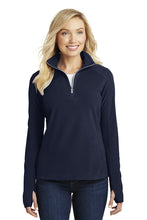 Load image into Gallery viewer, Port Authority® Ladies Microfleece 1/2-Zip Pullover