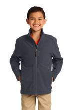 Load image into Gallery viewer, Hoofprints on the Heart - Port Authority® Youth Core Soft Shell Jacket