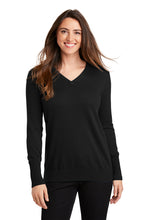 Load image into Gallery viewer, Port Authority® Ladies V-Neck Sweater