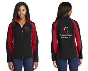 Timeless Acres Equestrian - Sport-Tek® Colorblock Soft Shell Jacket