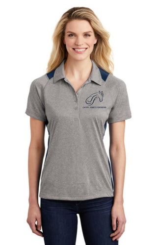 CJF - Sport-Tek® Heather Colorblock Contender™ Polo