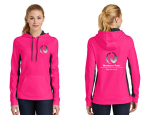 Moonhaven Farms - Sport-Tek® Ladies Sport-Wick® Fleece Colorblock Hooded Pullover