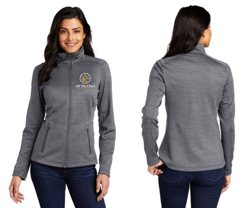 All the Class - Port Authority® Digi Stripe Fleece Jacket (Ladies, Men's)