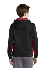 Load image into Gallery viewer, Moonhaven Farms - Sport-Tek® Youth Sport-Wick® Fleece Colorblock Hooded Pullover