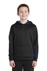 Moonhaven Farms - Sport-Tek® Youth Sport-Wick® Fleece Colorblock Hooded Pullover