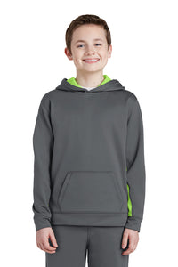 Moonhaven Farms - Sport-Tek® Youth Sport-Wick® Fleece Colorblock Hooded Pullover