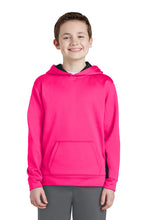 Load image into Gallery viewer, Moonhaven Farms - Sport-Tek® Youth Sport-Wick® Fleece Colorblock Hooded Pullover