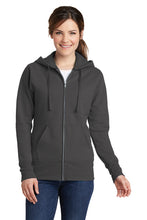 Load image into Gallery viewer, Dash K9 Sports - Port &amp; Company® Ladies Core Fleece Full-Zip Hooded Sweatshirt