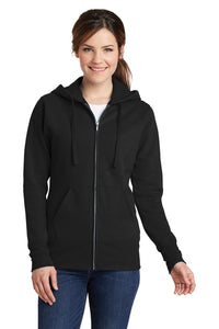 Dash K9 Sports - Port & Company® Ladies Core Fleece Full-Zip Hooded Sweatshirt