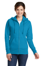Load image into Gallery viewer, Dash K9 Sports - Port &amp; Company® Ladies Core Fleece Full-Zip Hooded Sweatshirt