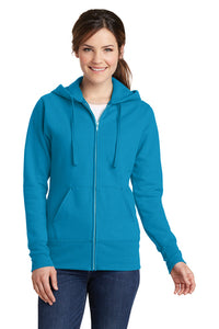 Dash K9 Sports - Port & Company® Ladies Core Fleece Full-Zip Hooded Sweatshirt