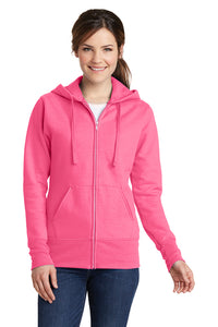 Dash K9 Sports - Port & Company® Ladies Core Fleece Full-Zip Hooded Sweatshirt