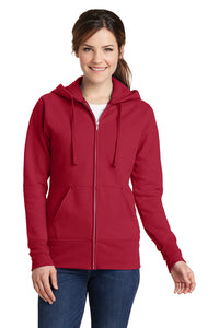 Dash K9 Sports - Port & Company® Ladies Core Fleece Full-Zip Hooded Sweatshirt