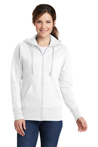 Dash K9 Sports - Port & Company® Ladies Core Fleece Full-Zip Hooded Sweatshirt