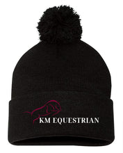 Load image into Gallery viewer, KM Equestrian - Sportsman - Pom-Pom 12&quot; Knit Beanie
