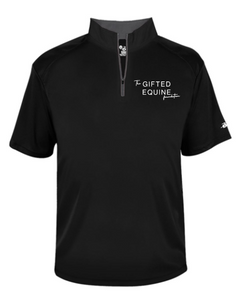 The Gifted Equine Foundation - Badger - B-Core Short Sleeve 1/4 Zip Tee