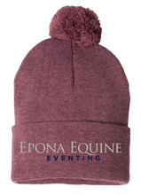 Load image into Gallery viewer, Epona Equine Eventing - Sportsman - Pom-Pom 12&quot; Knit Beanie