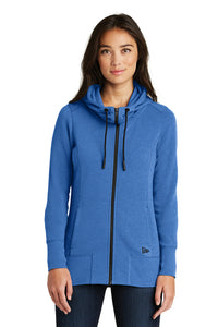 New Era® Ladies Tri-Blend Fleece Full-Zip Hoodie