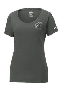 CJF - Nike Ladies Dri-FIT Cotton/Poly Scoop Neck Tee