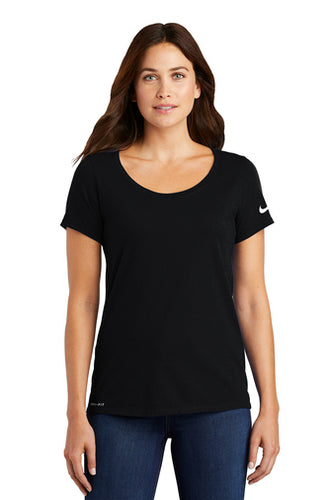 IN STOCK - Nike Ladies Dri-FIT Cotton/Poly Scoop Neck Tee