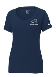 CJF - Nike Ladies Dri-FIT Cotton/Poly Scoop Neck Tee